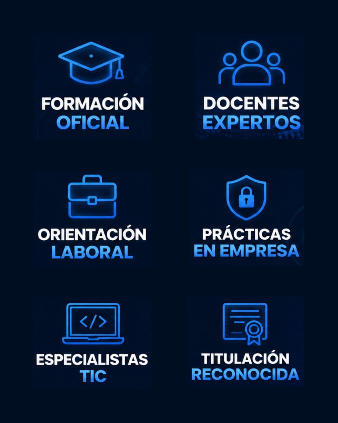 Características de nuestra Formación Profesional para el Empleo